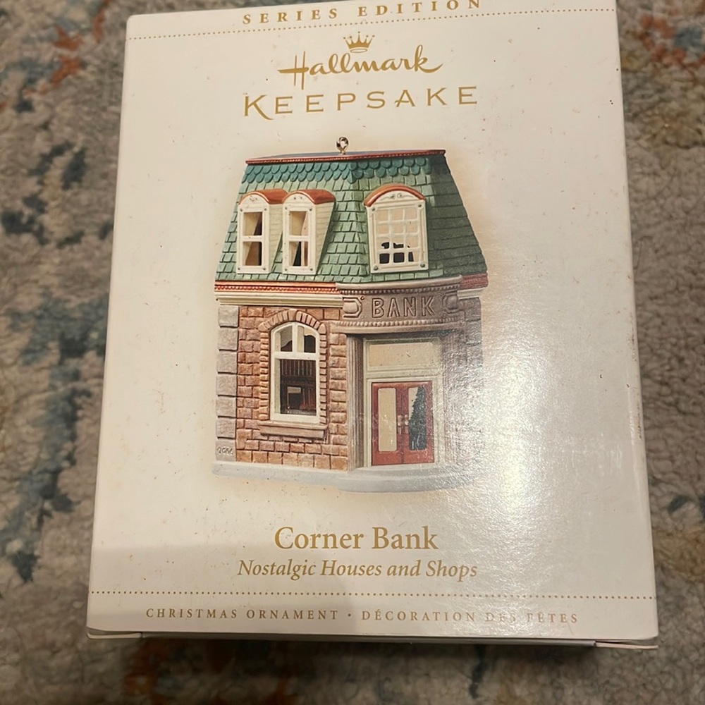 Hallmark Keepsake Corner Bank Figurine